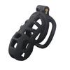Inexpensive Male Chastity Cage Set 6 Sizes with Lock and 4 Rings Resin Lightweight Breathable Comfortable Design for Men