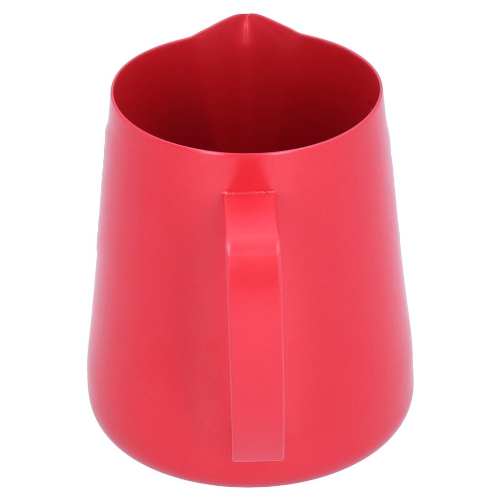 400ml Milk Frothing Pitcher 304 Stainless Steel Coffee Latte Art Cup Mug Supply Red