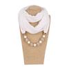 Vintage Style Women's Scarf Necklace Breathable Ethnic Necklace Scarf Beaded Pendant Scarf  Dancers