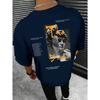 Don'T Dream Your Life Live Your Dream Men Clothes Fashion Summer T-Shirts Streetwear 100% Cotton Loose Tops Breathable Tee
