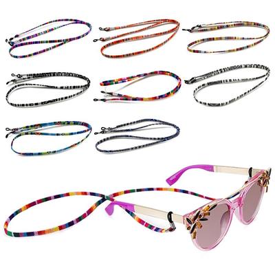 3pcs Anti-slip Eyeglass Lanyard Retro Glasses Necklace Eyewear Cord Neck Strap  Glasses Accessories
