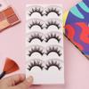 5 Pairs Beauty Cross Soft Thick Black Eye Lashes Extension Handmade False  Eyelashes
