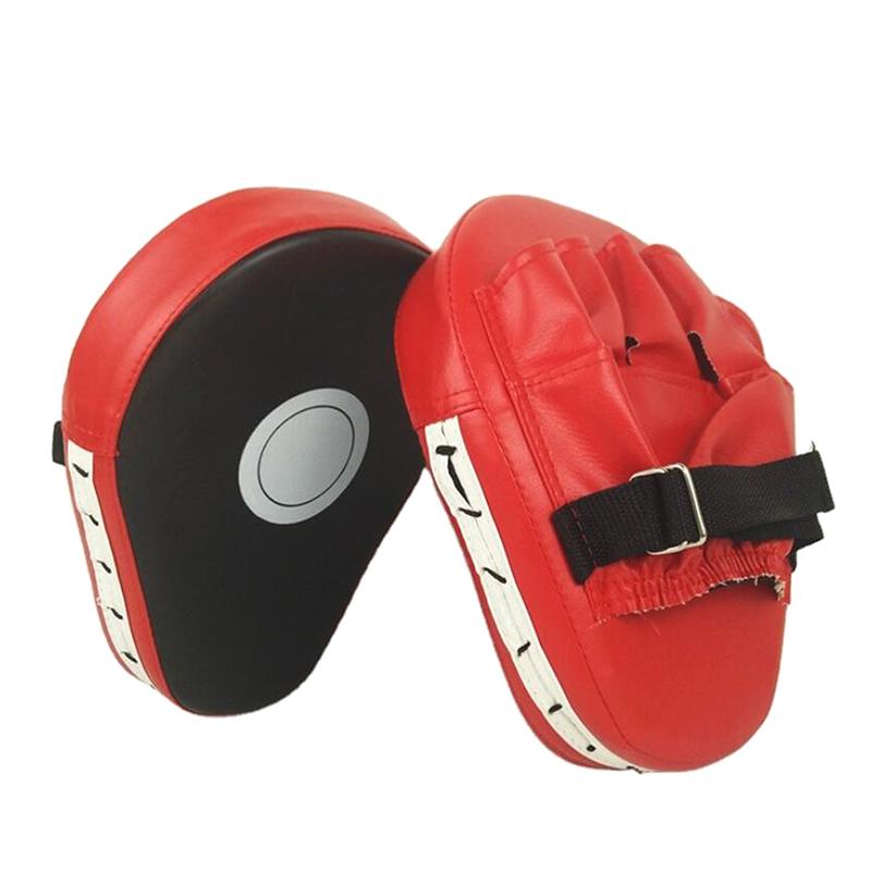 1Pc Kick Boxing Mitt Focus Gloves Pad Training Punch Target Pu Leather Palm Pad