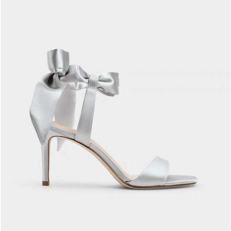 

Fashion 2025 New Women Sexy Pumps Sandals Summer 9cm Thin Heel Open Toe Ankle Strap High Heels Ladies Stilettos Party Red Wedding Shoes 40 серебряный