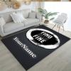 Juventus Personalized Text Area Rug Design for Foyer Balcony Dormitory Decorate room Antislip Carpet Office home decor Wedding Party Gift