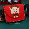 Christmas Heartfelt Gift DIY Handmade Backpack Material Santa Claus Snowman Tree Backpack Shoulder Bag Christmas Decorations