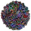 56 Neon Dinosaur Cartoon Graffiti Stickers Colorful Dinosaur Diy Guitar Skateboard Stickers