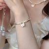 Natural Freshwater Pearl Bracelet for Women, Featuring a Delicate Mother-of-pearl Butterfly Pendant, a Unique and Gentle Style, Versatile and