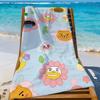 Cute K-KAKAO F-FRIENDS Towel Sports Quick Dry Travel Camping Sandproof Soft Light Large Beach Towel