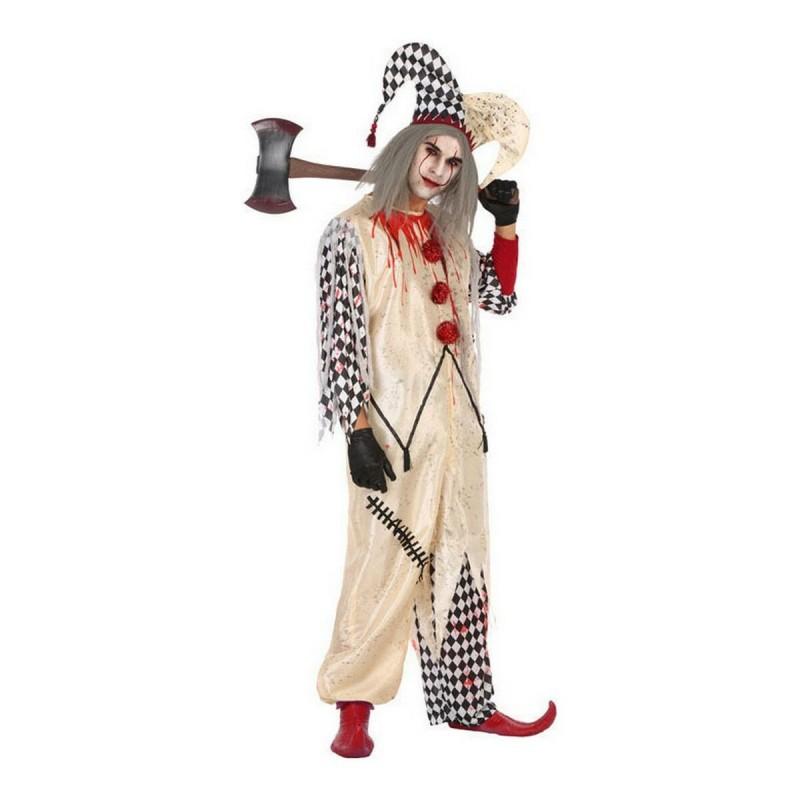 BB Carnival-Multicoloured Adult Harlequin Bloody Assassin Costume (2 Pieces) (2pcs) M/L