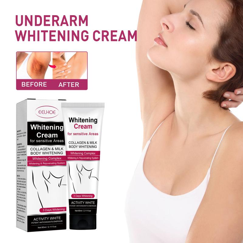 Whitening Cream For Dark Underarm Sensitive Thigh Joint Moisturizing Brightening Lotion Body Skin Care