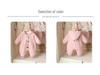 Thickened Winter Fleece-Lined Infant & Toddler Windbreaker Jumpsuit