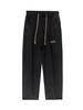 Jeans da uomo alla moda, versatili, con coulisse: Pantaloni Casual High-Street Larghi Dritti a Gamba Larga Primavera e Autunno