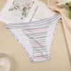 FINETOO Seamless Panty for Women Elastic Band Cotton Ladies Briefs Bikini Underwear Lingerie