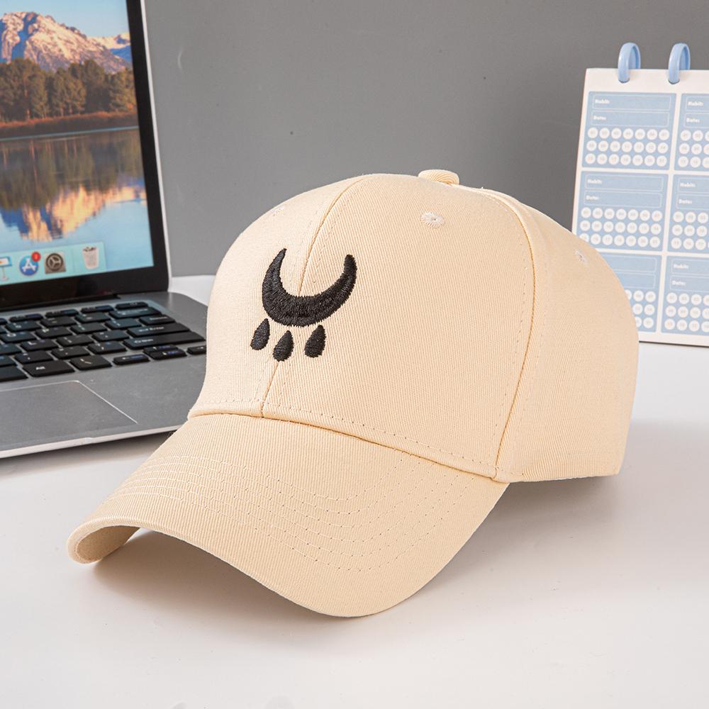 Korean-style flame-patterned baseball cap, suitable for daily  wear - breathable polyester cap perfect for sports and outdoor ac