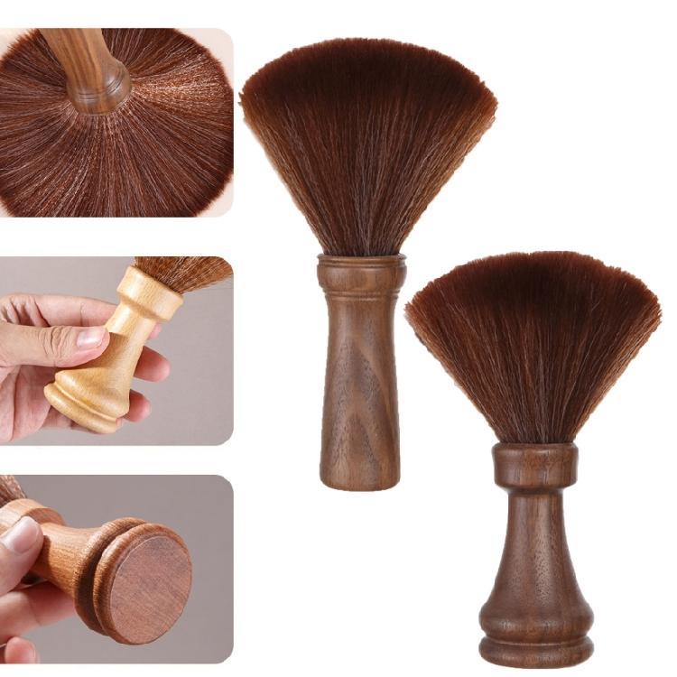 Durability Wooden Grooming Brush For Fine Debris Removal NonScratch Bristles Perfect For Keyboards Tabletops Hair