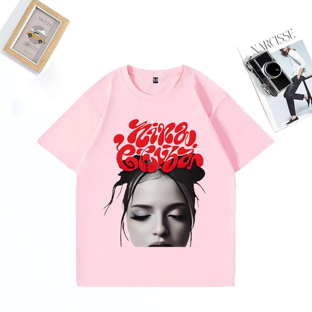 Nina Chuba Fashion classic T Shirt 2025 Unisex WOMEN vintage Oversized Cotton tshirts Hip Hop plus size tops short sleeve clothes