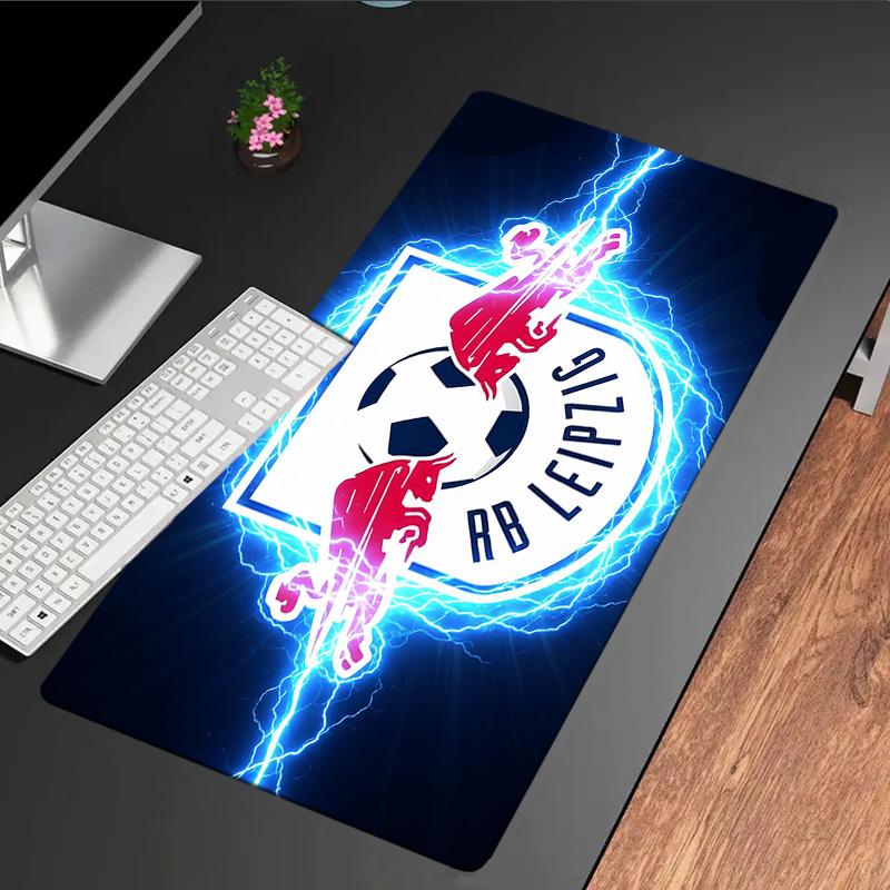 Rb FootballCrest Design Mouse Pad, Rubber Base, Mouse Pad for Gamers and Office Use, Gaming Desk , Easy To Clean Mat Christmas fan gifts