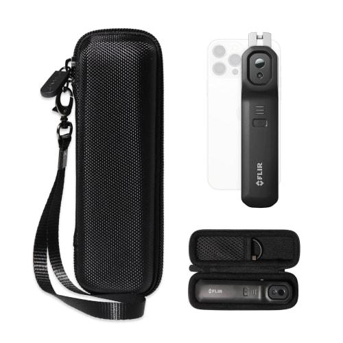 Alltravel Thermal Imager Organizer Case for FLIR ONE EDGE PRO Wireless 160x120 Thermal Camera (Black)