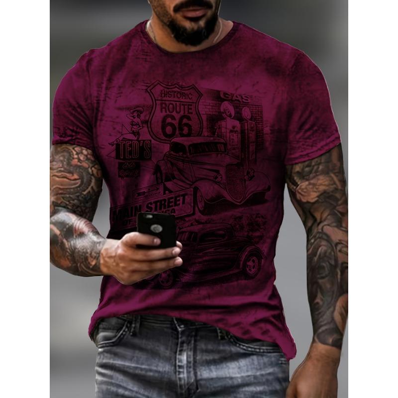 5-piece Men's Casual Short Sleeved T-shirt with Round Neck Suitable for Spring, Summer, and Autumn