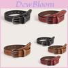 Girls Leatherlike Belt With Alloy Buckle For Daily Use And Office Attire