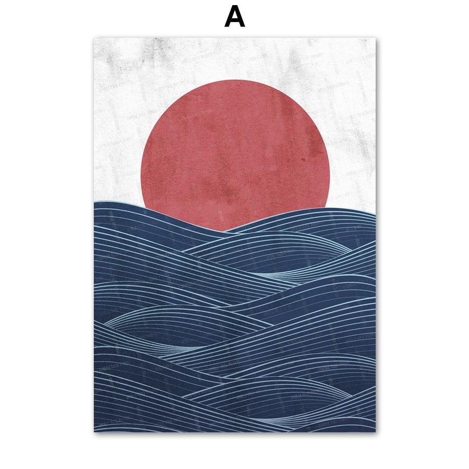 Japonská nástěnná malba Ohara Koson Takahashi Mount Fuji Malba na plátno Severské plakáty a obrazy Nástěnné obrazy pro výzdobu obývacího pokoje