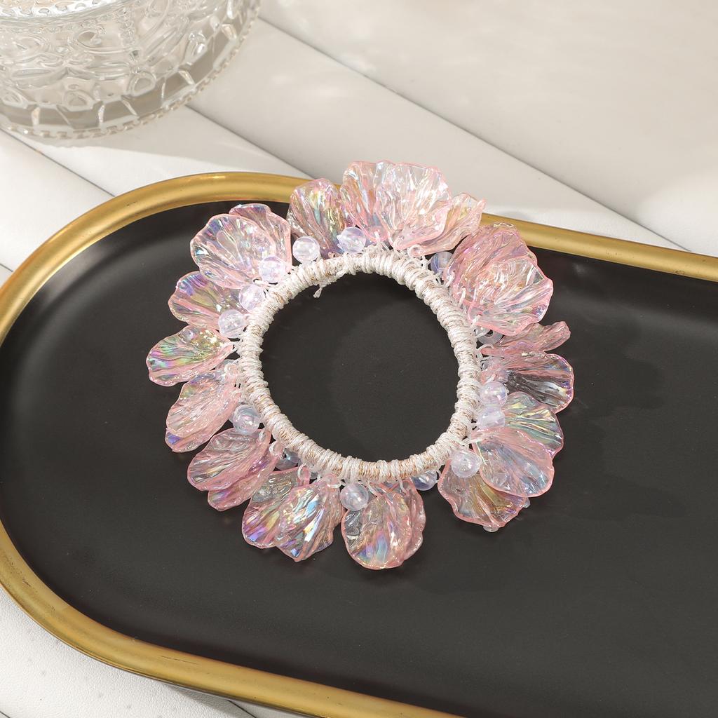 Fashion Bell Pearl Hair Ropes Scrunchies For Women Elastic Hair Tie Gum Fashion Korean Rubber Bands Hair Accessories