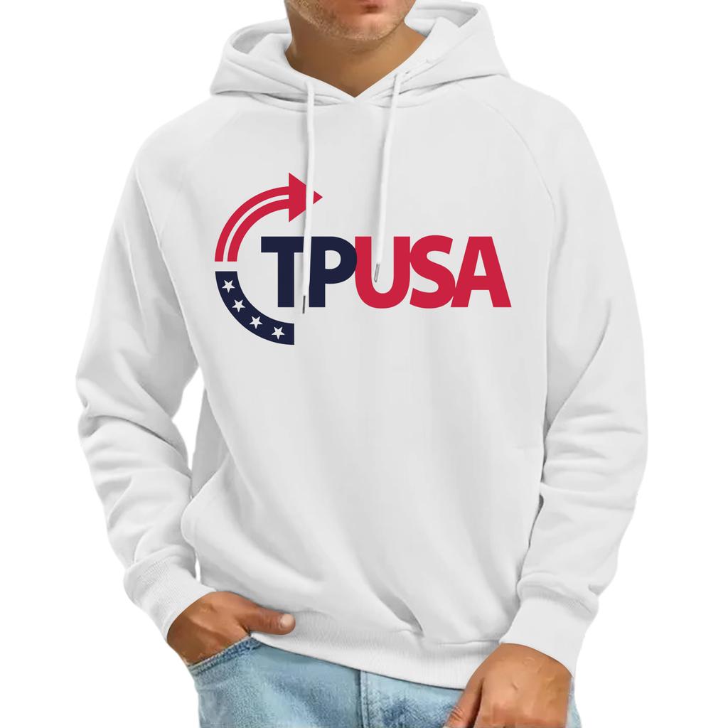 Men's Raglan Long Sleeve Hooded Sweatshirt