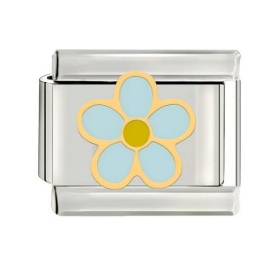

European & American 9MM Modular Italian Bracelet with Welded Enamel Coloring - Single Piece