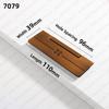 KAK Hidden Furniture Handle Gold Aluminum Alloy Flat Concealed Buckle Cabinet Pulls Flush Mounted Wardrobe Door Handle Hardware