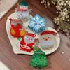 Festive Snowman & Tree Claw Clip – Christmas Hair Accessory Set with Snowflake and Boot Designs