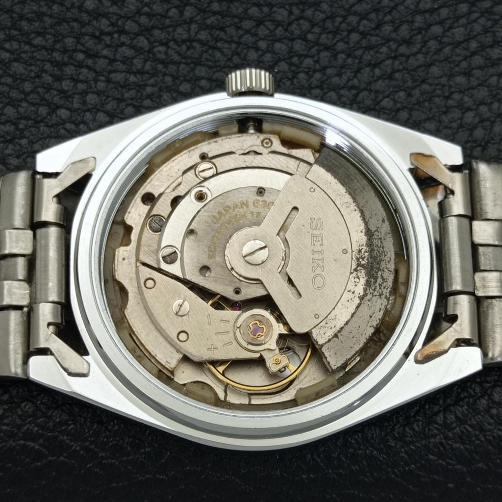 REFURBISHED SEIKO 5 AUTOMATIC MENS WATCH JAPAN MADE WHITE DIAL CUSTOM A440098-2 QV90-a440098