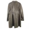 BALMAIN Sheepskin Leather coat 13 Brown PARIS Women Used