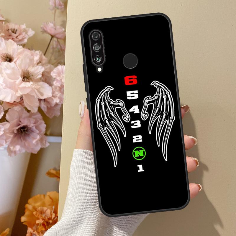 1N23456 Pouzdro na motocykl pro Huawei P40 Lite P20 P50 P30 Pro P Smart Z 2019 Nova 5T Kryt pro Honor 50 Pouzdro