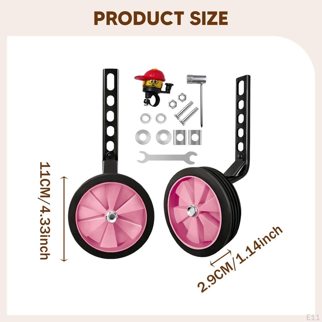 Kids Bike Training Wheels Auxiliary Wheels,Portable,Replacement,Cycling Accessories Heavy Duty