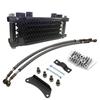 Muchas Sonrisas 4-Stage Oil Cooler Radiator for Monkey, Gorilla, Cub, Dax, Chari, Buggy, and Motorcycles (Black)