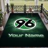 Custom Text Printed Rug Hannover 96 Non Slip Floor Carpet For Home Room Decor