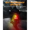 PBYMT Enhanced Motorcycle Tail Light, 90LEDs Break Light Running Lights, IP67 Waterproof Turn Signals With License Plate Bracket Compatible With