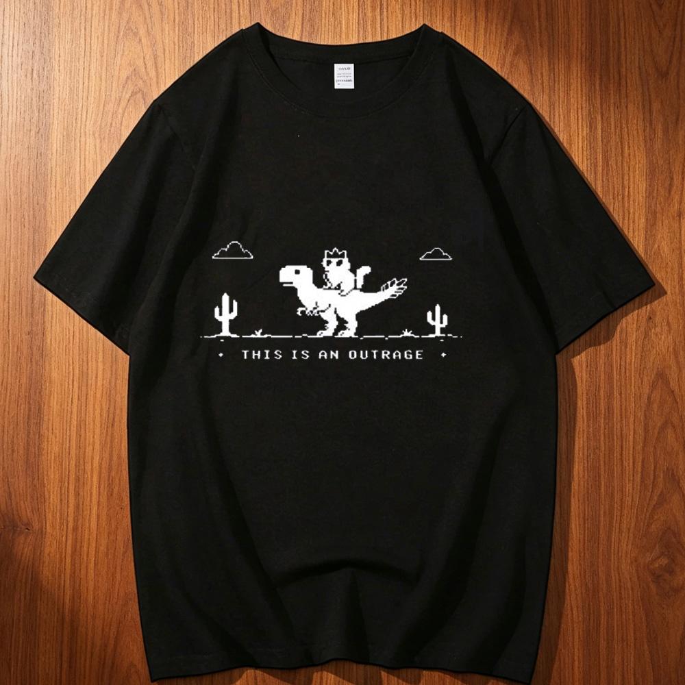 Dungeon Crawler Carl cotton t shirt teen Grunge Punk harajuku  University anime Pastel t shirt Breathable Pop Culture streetwear