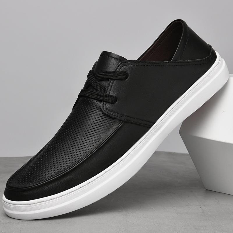 Breathable Men Casual Shoes Versatile Sneakers New Lace-Up Man Flats Summer Loafers Men  Slip On Shoes Lightweight Driving Shoes