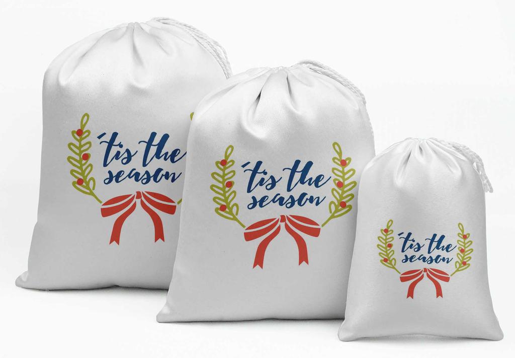 Darling Souvenir Blue House & Tree Christmas Party Supplies Gift Pouches Favor Candy Bags 15