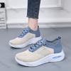 Women's Sneakers 2025 Summer New Mesh Breathable Fashion Lace Up Casual Shoes Lightweight Comfortable Soft Sole Vulcanized Shoes