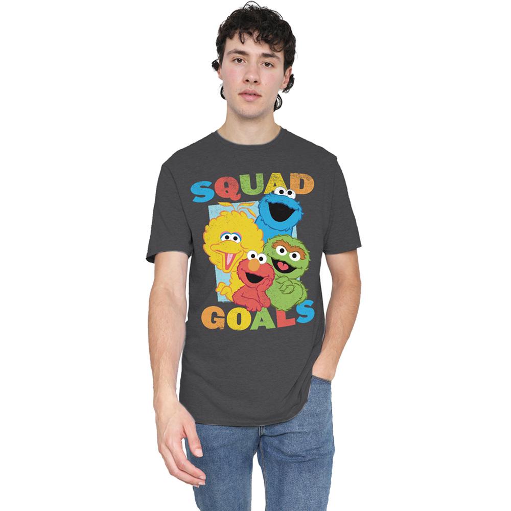 Sesame Street Unisex Adult Squad Goals T-Shirt