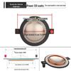 High-Power 74.5mm Composite Tweeter Voice Coil with 75-Core Flat Wire Diaphragm