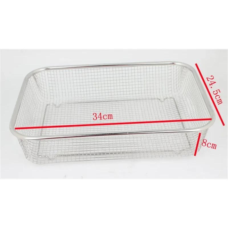 

квадратный толстый прямоугольник из нержавеющей стали для мытья овощей и фруктов кухонная утварь дуршлаг кухонная раковина корзина для мытья кухни