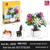 Eternal Flower Bouquet Building Blocks Pendant Compatible with LEGO DIY Ornaments Model Toys