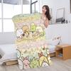 Kawaii sumikko gurashi Cartoon Beach Towel Cute Kawaii Room Decor Bath Girls Children Hand Towels For Bathroom Shower