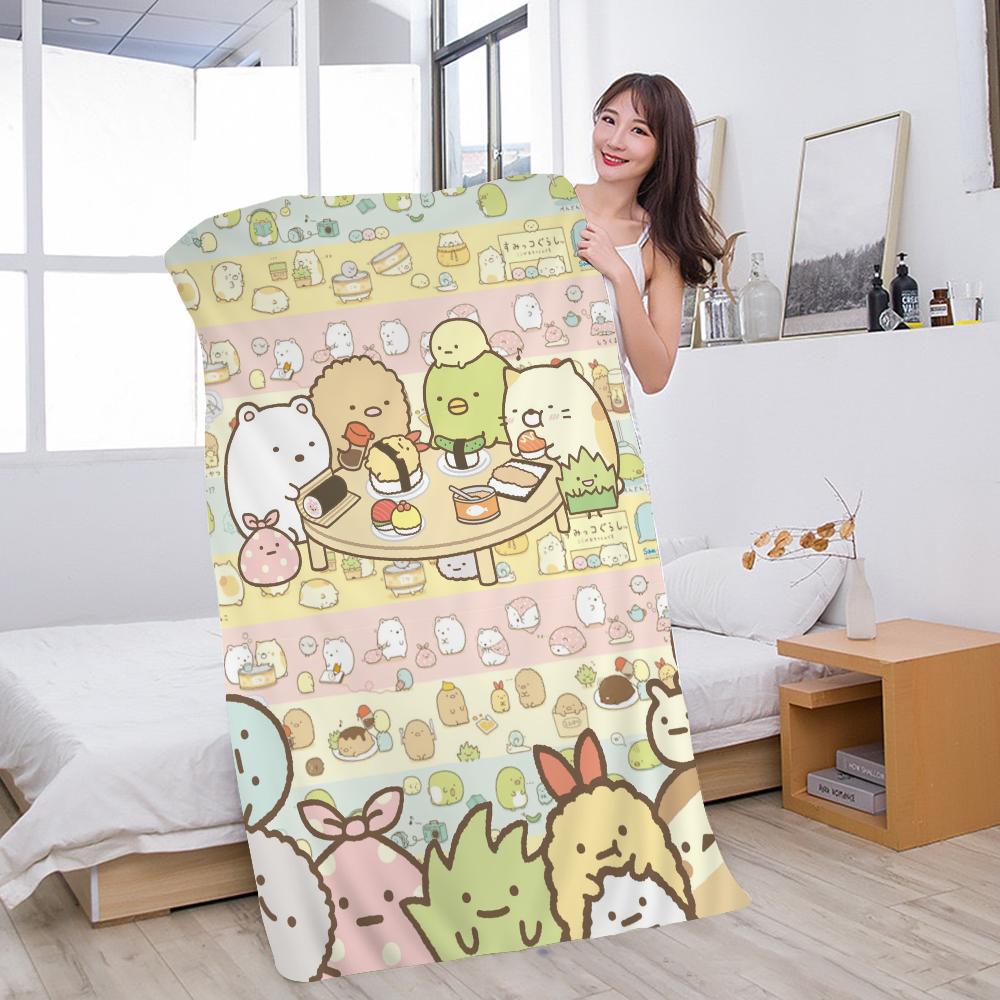 Kawaii sumikko gurashi Cartoon Beach Towel Cute Kawaii Room Decor Bath Girls Children Hand Towels For Bathroom Shower