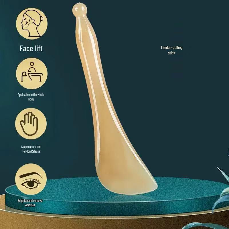 Natural Resin Gua Sha Board Facial Massage & Lifting Tool for Eye Area