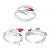 Simple Rings Adjustable Fashion Opening Rings Alloy Texture Fashion Rings Suitable for Matching Various Fashion Outfits